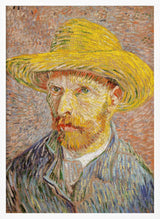 Self Portrait With Straw Hat
