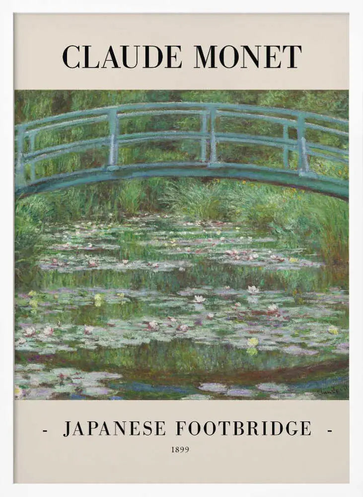 Japanese Footbridge 1899 Claude Monet