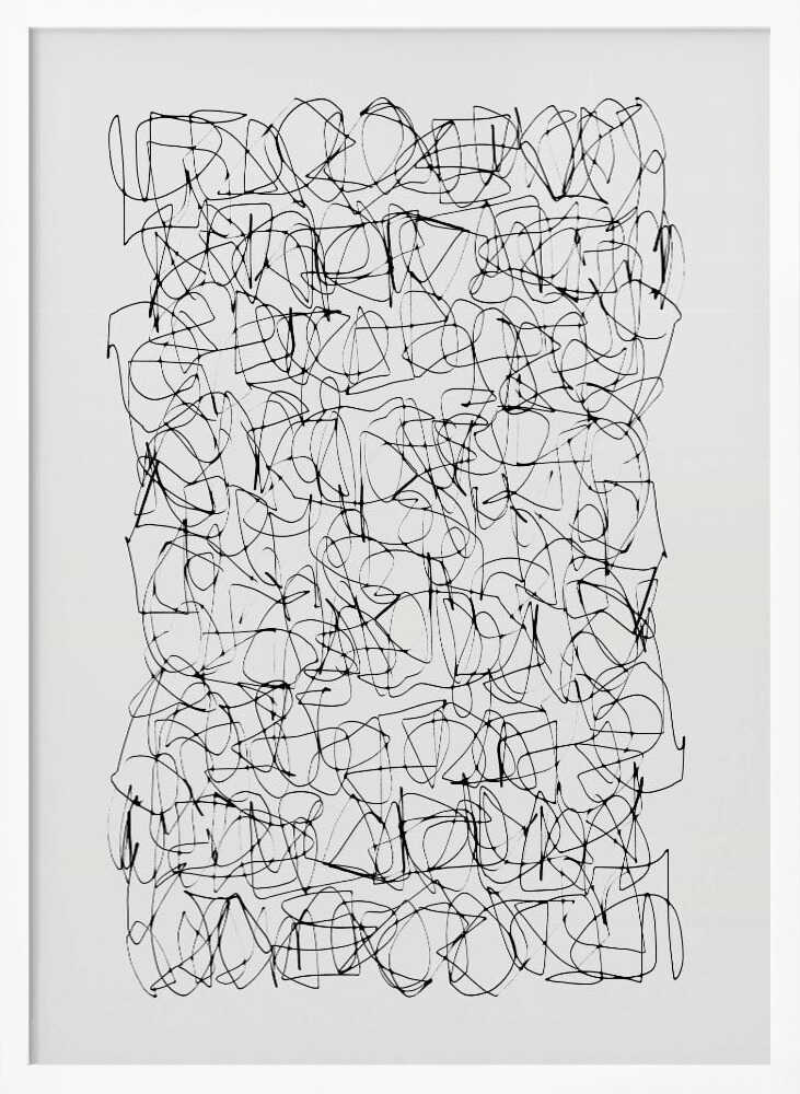 Circuitry Art Print UK — Abstract Vibrant Wall Art — Office — Wall It All Prints