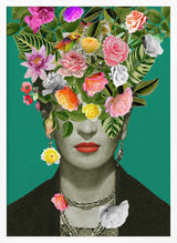 Vibrant Floral Portrait