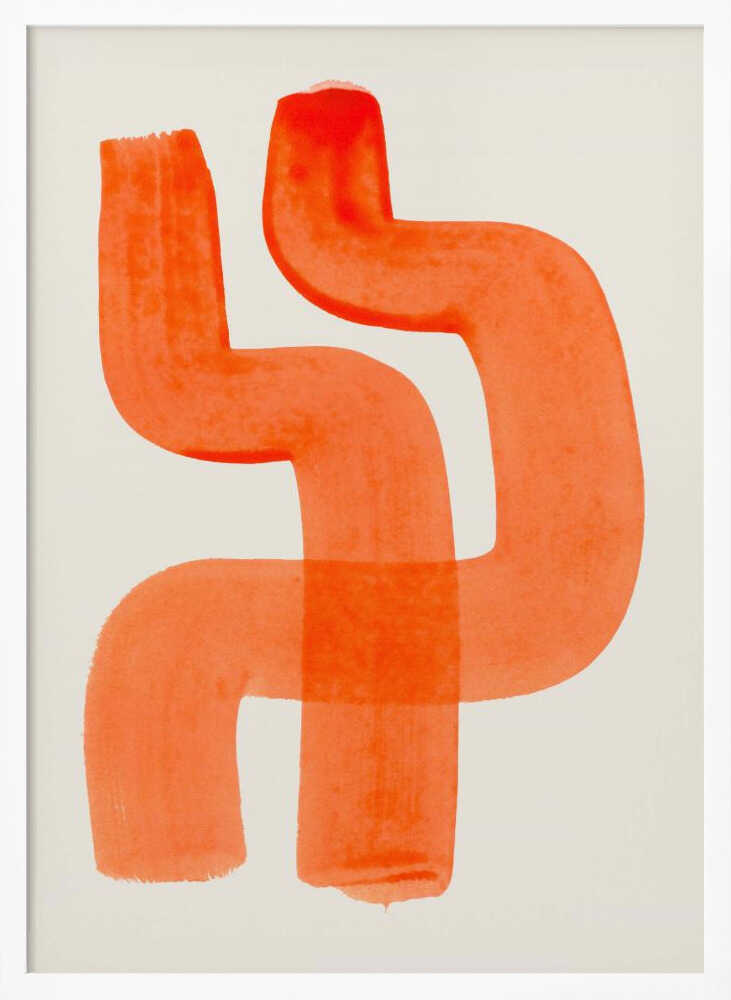 Bold Abstract Flow Art Print UK — Abstract Vibrant Wall Art — Living Room — Wall It All Prints