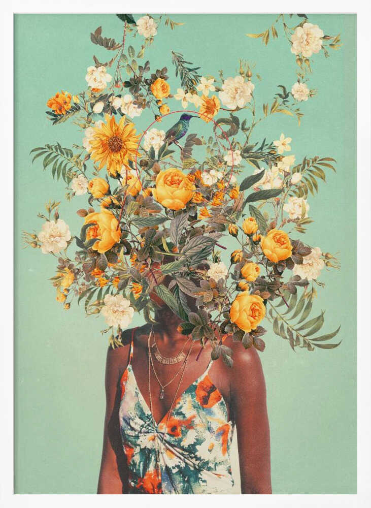 You Loved Me a Thousand Summers Ago Art Print UK — Botanical Vibrant Wall Art — Living Room — Wall It All Prints