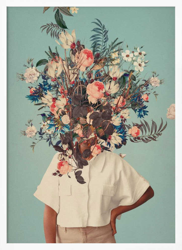 Thank God It's Spring Art Print UK — Botanical Fresh Wall Art — Living Room — Wall It All Prints
