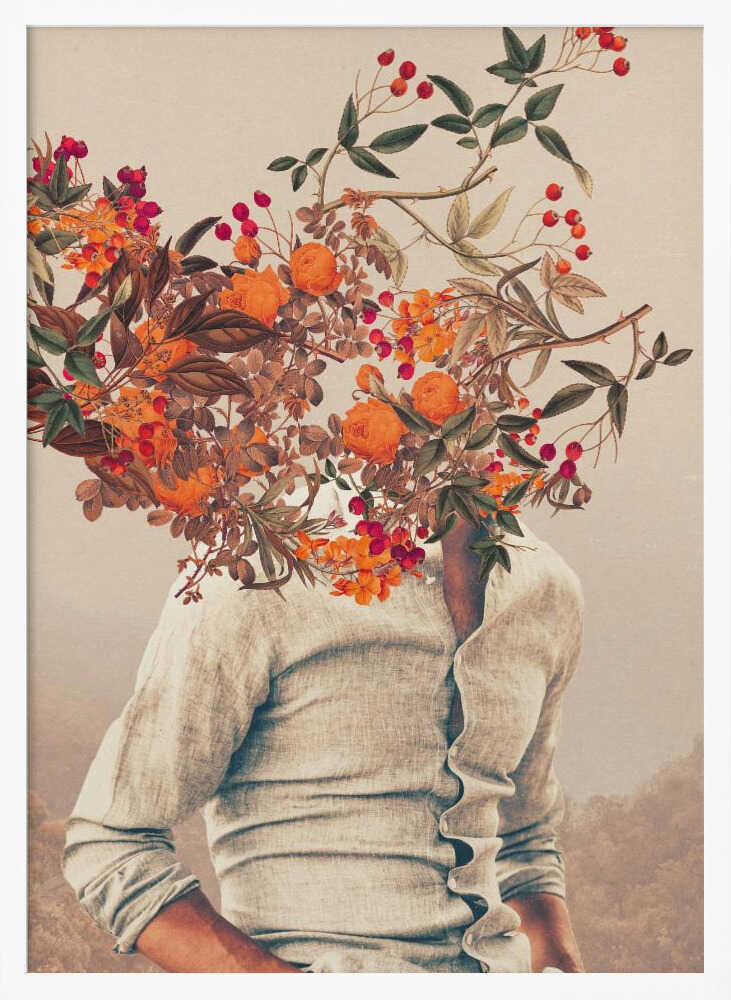 Roots Bright Art Print UK — Botanical Fresh Wall Art — Living Room — Wall It All Prints