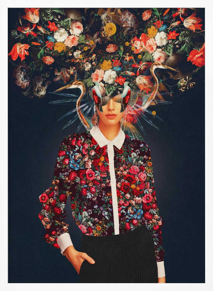 Your Head Was Full of Colours That Had No Names Art Print UK — Botanical Vibrant Wall Art — Living Room — Wall It All Prints