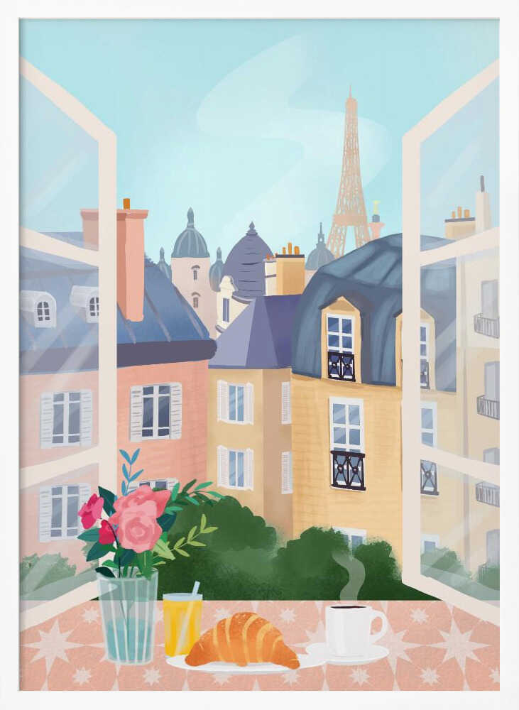 Paris Art Print UK — Botanical Vibrant Wall Art — Kitchen — Wall It All Prints
