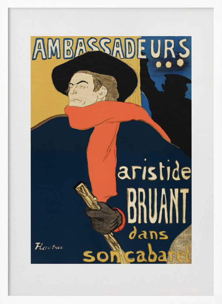 Ambassadeurs Aristide Bruant Dans Son Cabaret (1892)