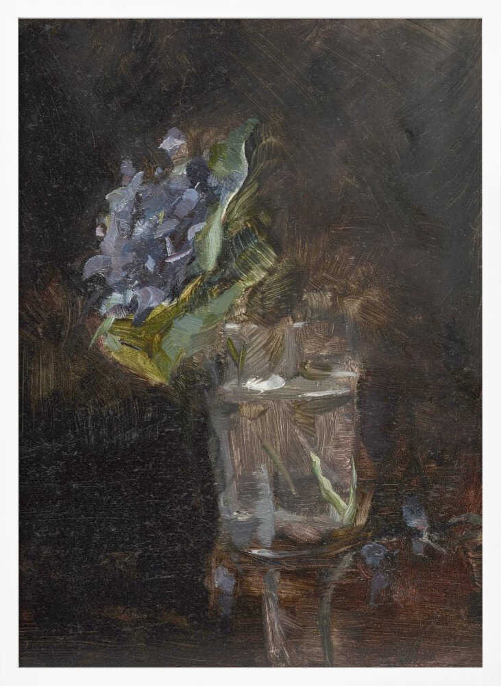 Bouquet of Violets In a Vase (1882)