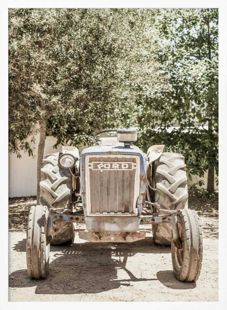 Rugged Tractor Scene Art Print UK — Vintage Fresh Wall Art — Living Room — Wall It All Prints