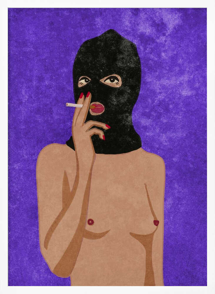 Untitled Art Print UK — Portrait Vibrant Wall Art — Living Room — Wall It All Prints