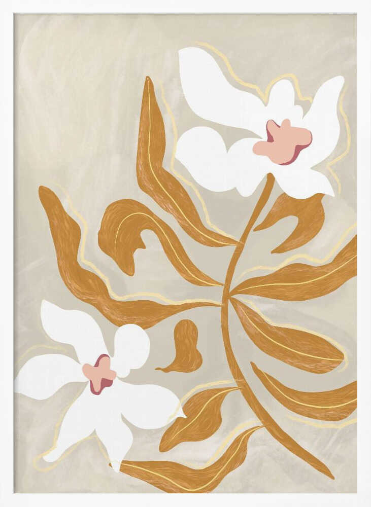 Flowerflowerflower Art Print UK — Botanical Vibrant Wall Art — Living Room — Wall It All Prints