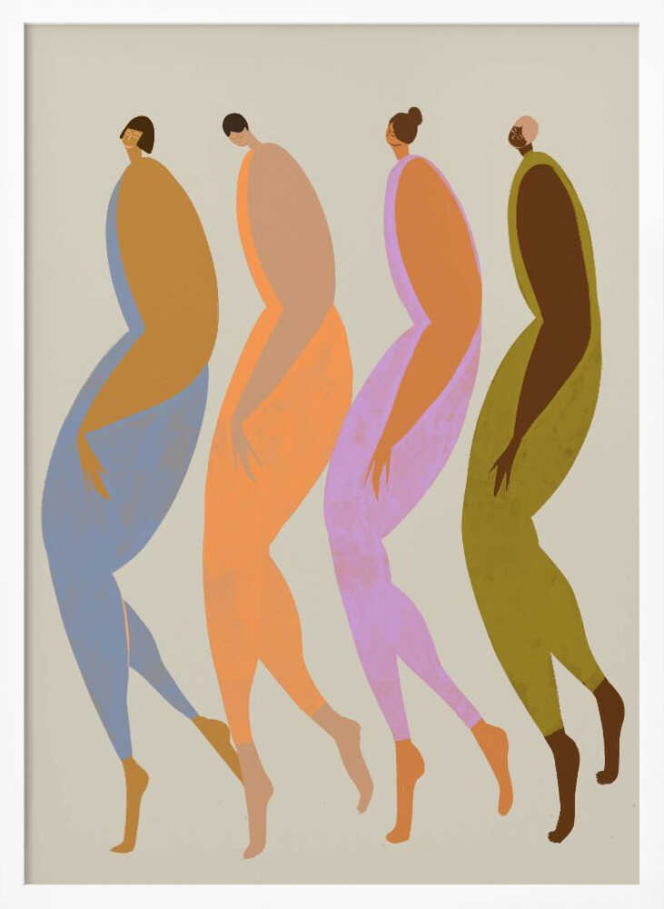 We The Giants Art Print UK — Portrait Vibrant Wall Art — Living Room — Wall It All Prints