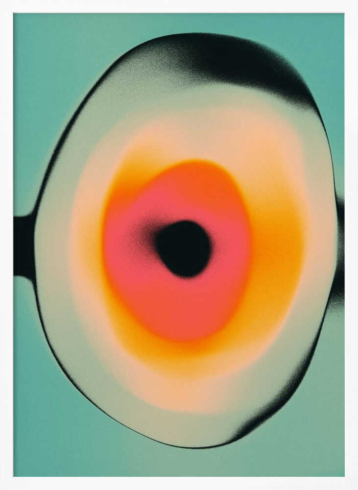 Vibrant Gradient Orb Art Print UK — Abstract Vibrant Wall Art — Office — Wall It All Prints