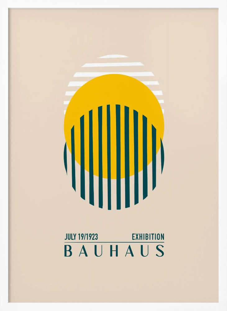 Sunrise Stripes Art Print UK — Abstract Vibrant Wall Art — Office — Wall It All Prints