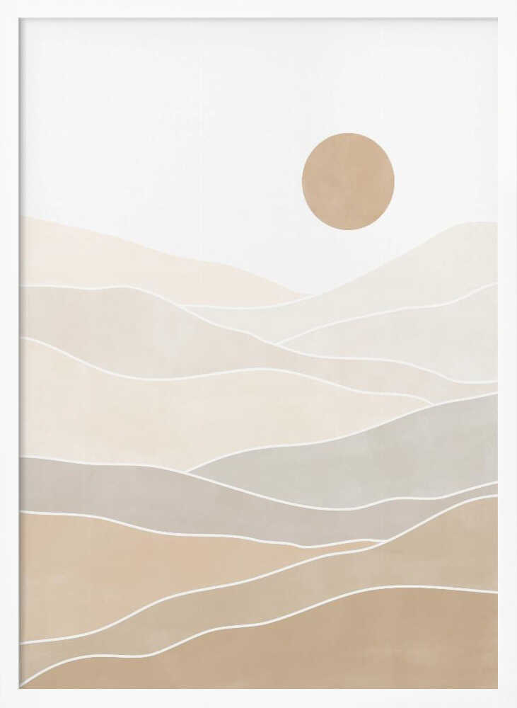 Layered Desert Sun