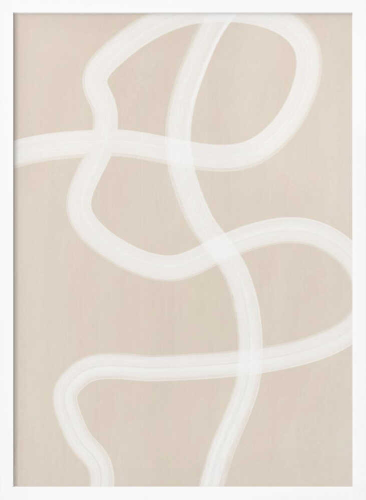 Soft Abstract Flow Art Print UK — Japanese Minimal Wall Art — Office — Wall It All Prints