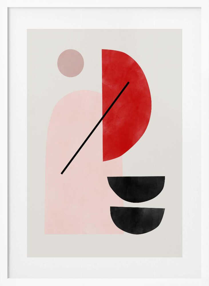 Red Pink Geometry