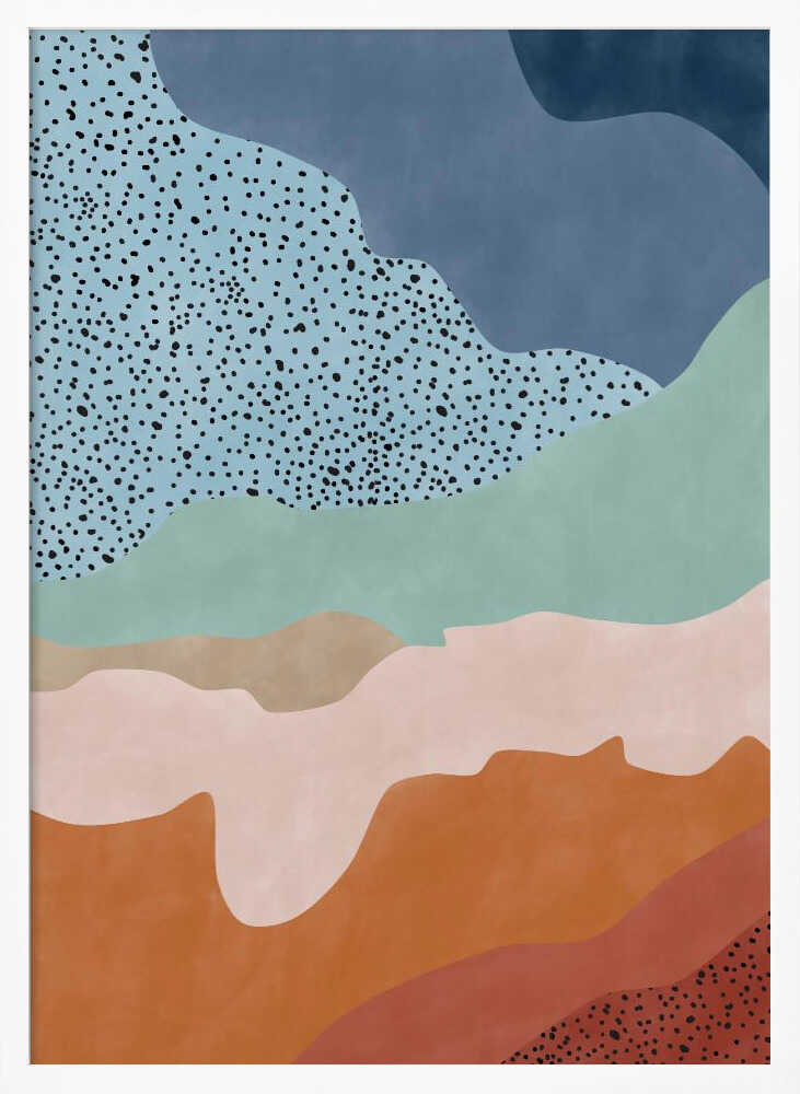Layered Abstract Landscape