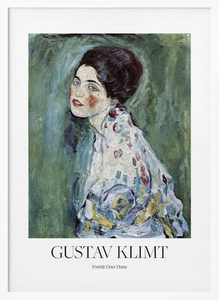 Porträt Einer Dame (1916–1917) Poster