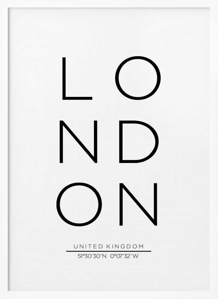 Vertical London Echo Art Print UK — Abstract Dark Wall Art — Office — Wall It All Prints