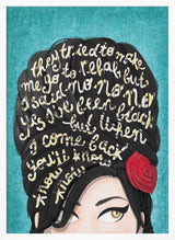 Graphic Beehive Portrait