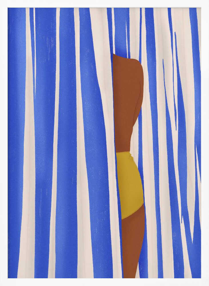 Summer Tan Art Print UK — Portrait Vibrant Wall Art — Bathroom — Wall It All Prints
