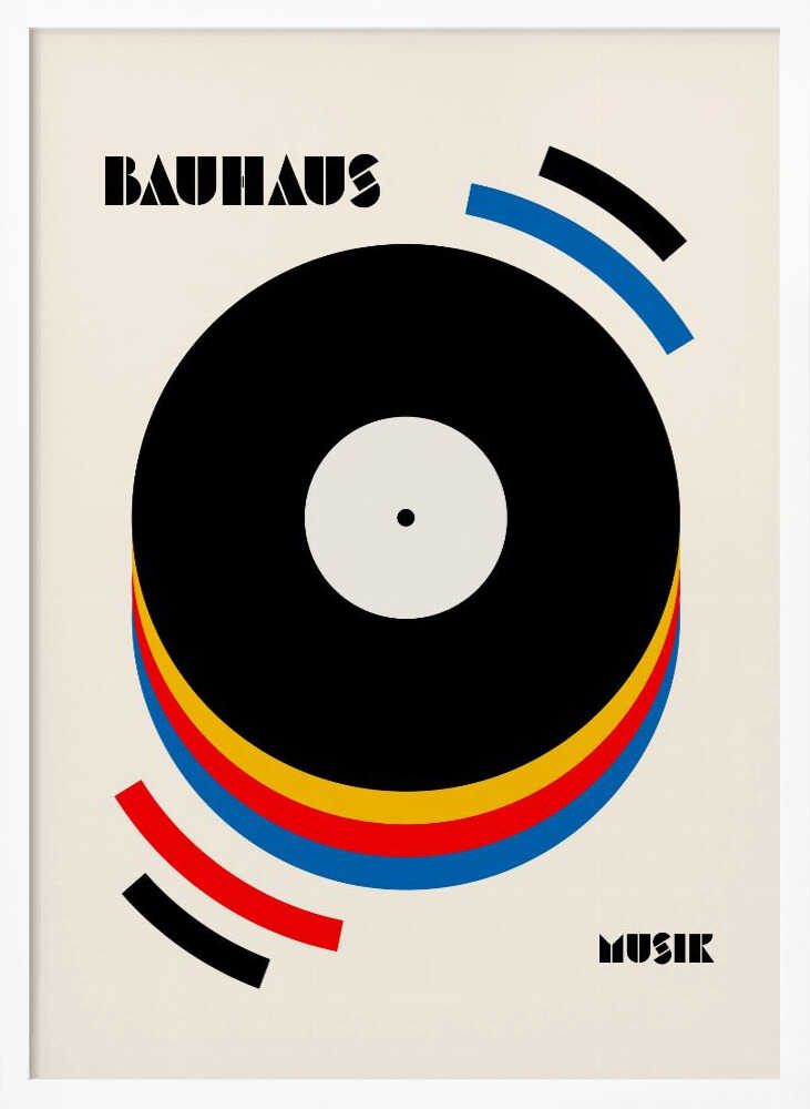Abstract Music Vinyl Art Print UK — Abstract Vibrant Wall Art — Living Room — Wall It All Prints