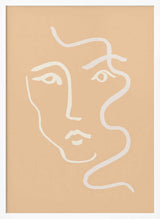 Serene Abstract Face