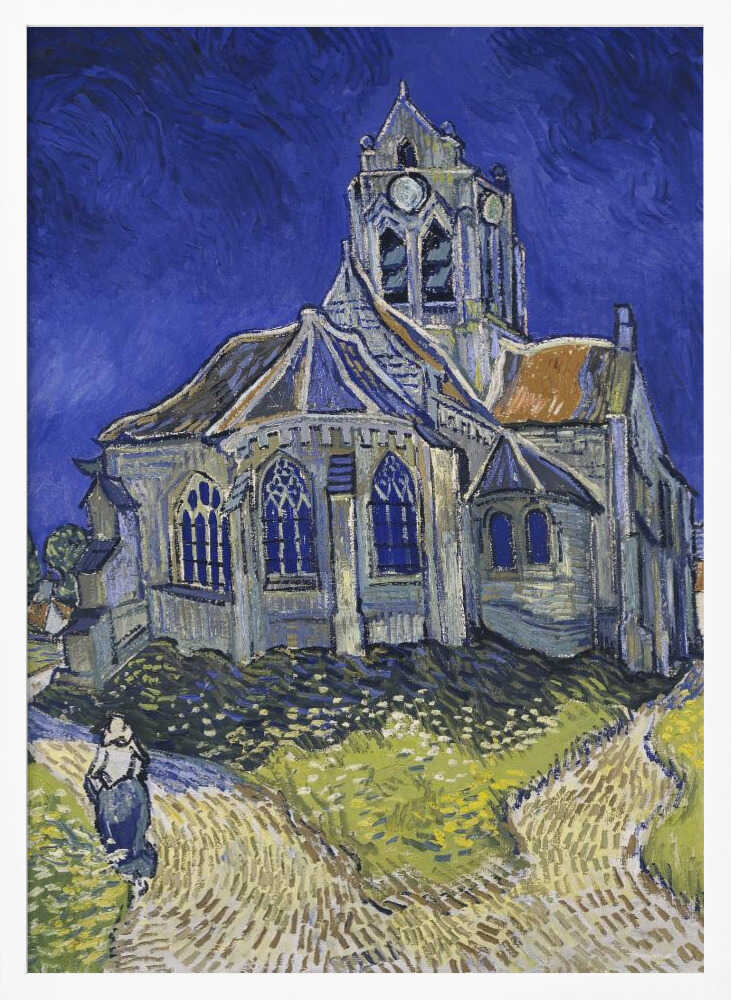 Vincent Van Gogh's the Church At Auvers (1890)