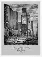 New York Times Square Art Print UK — Vintage Dark Wall Art — Living Room — Wall It All Prints