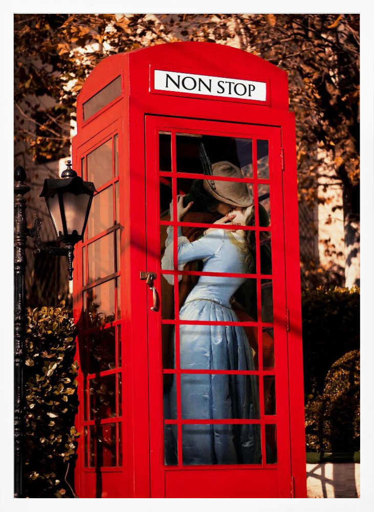 Shut Up and Kiss Me Art Print UK — Vintage Vibrant Wall Art — Living Room — Wall It All Prints