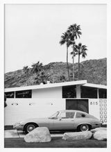 Iconic Car Palm Springs Art Print UK — Landscape Dark Wall Art — Living Room — Wall It All Prints