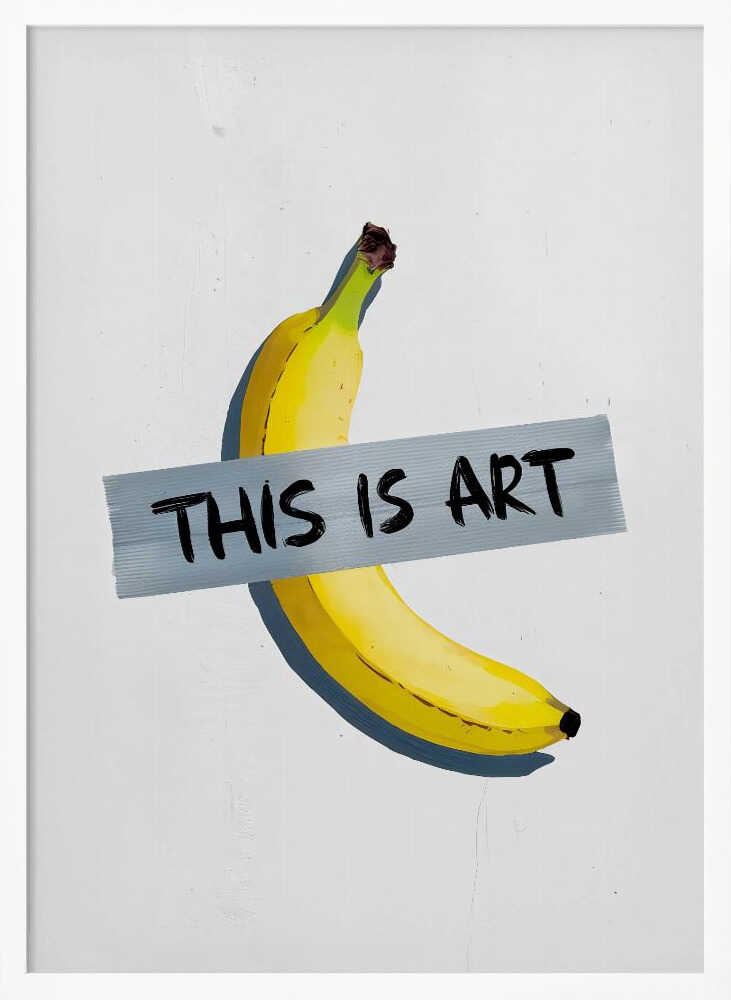 Banana Art Statement Art Print UK — Botanical Fresh Wall Art — Kitchen — Wall It All Prints