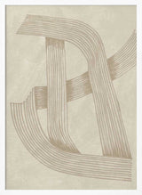 Woven Beige Lines