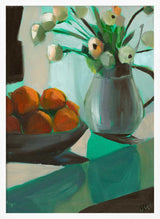 Oranges and White Ranunculus