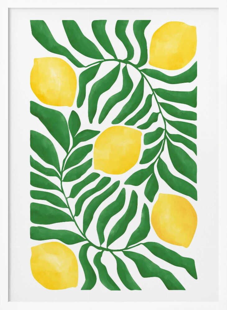 Vibrant Lemon Leaves
