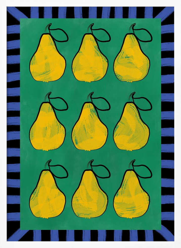 Vibrant Pears Grid