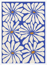 Bold Blue Daisies