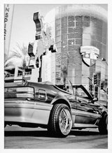 Custom Mustang Convertible Art Print UK — Vintage Dark Wall Art — Living Room — Wall It All Prints