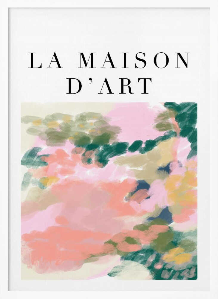 Dreamy Pastel Abstract Art Print UK — Abstract Vibrant Wall Art — Bedroom — Wall It All Prints