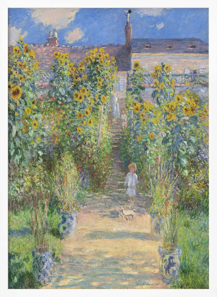 The Artist's Garden At Vétheuil (1881) By Claude Monet Claude Monet