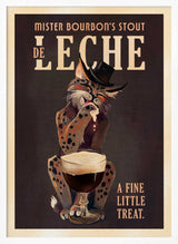 Bourbon De Leche Guinness Style Cat Art