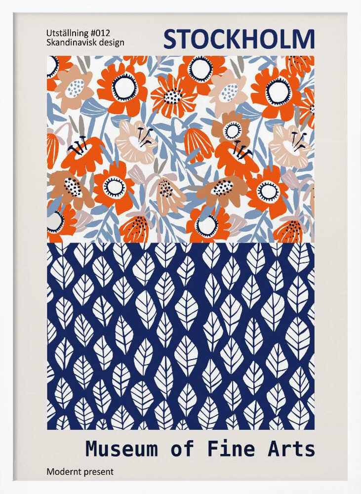 Museum of Fine Arts Stockholm Art Print UK — Botanical Vibrant Wall Art — Office — Wall It All Prints
