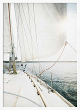 Sail Away Art Print UK — Portrait Vibrant Wall Art — Bedroom — Wall It All Prints
