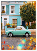 Mint Green Vintage Street Art Print UK — Vintage Vibrant Wall Art — Living Room — Wall It All Prints
