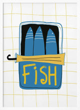 Blue Fish Tin