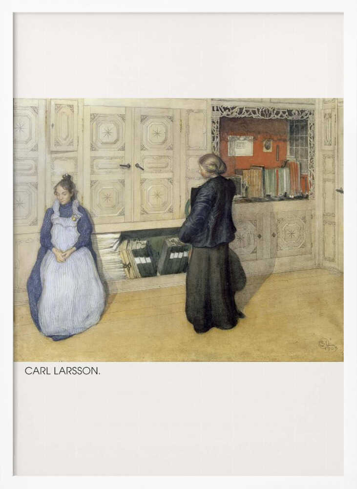 Carl Larsson, Mother and Daughter, 1903, Watercolour 1