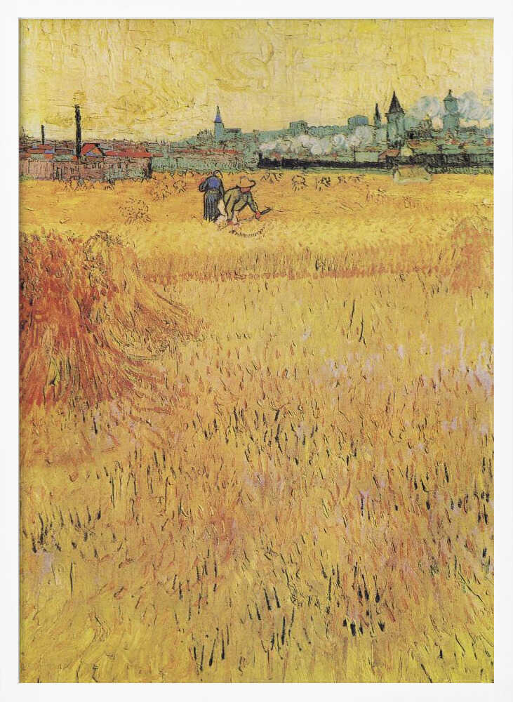 Wheat Field With View of Arles (1888)