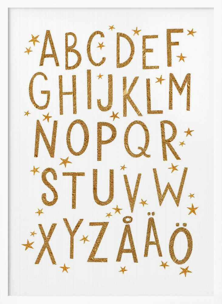 Golden Star Alphabet