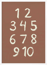 Hand Drawn Counting Numbers